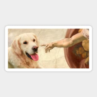 The creation of Dog Sticker